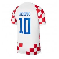 Echipament fotbal Croaţia Luka Modric #10 Tricou Acasa Mondial 2022 maneca scurta